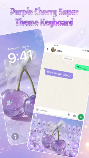 Tema Super Ceri Ungu