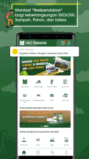 Tiket Pendakian