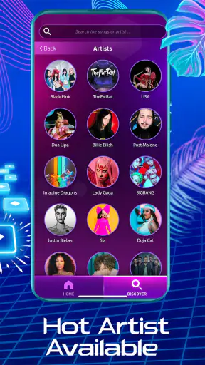 Tiles Hop Bola Musik Permainan