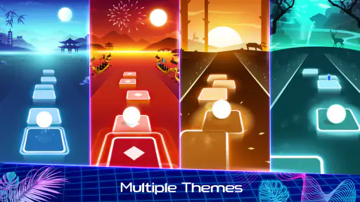 Tiles Hop Bola Musik Permainan
