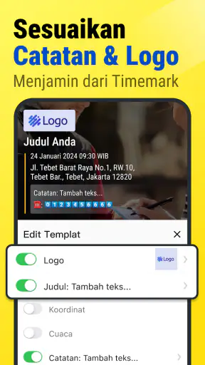 Timemark: Foto waktu, lokasi