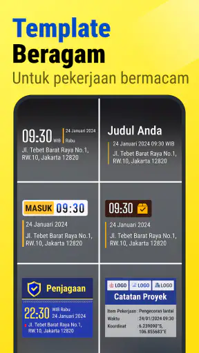 Timemark: Foto waktu, lokasi
