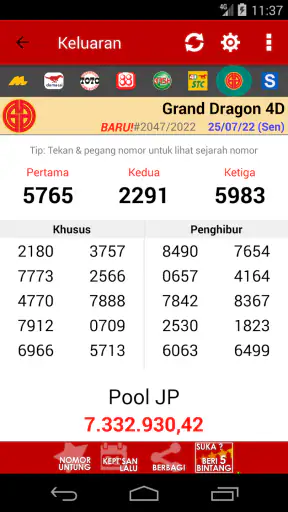 Togel 4D Malaysia & Singapura