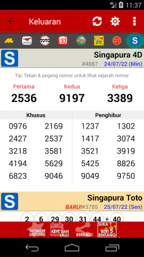 Togel 4D Malaysia & Singapura
