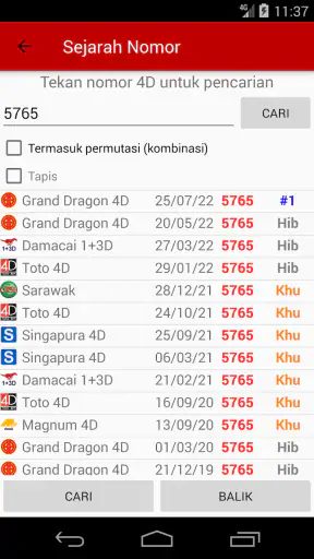 Togel 4D Malaysia & Singapura