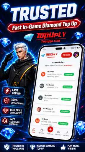 Topuply - Diamond TopUp Shop