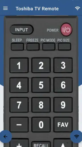 Toshiba Smart TV Remote