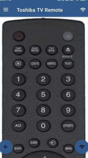 Toshiba Smart TV Remote