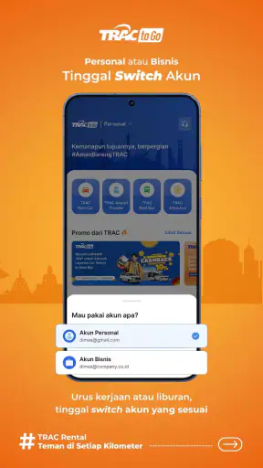 TRACtoGo: Rental Mobil & Bus