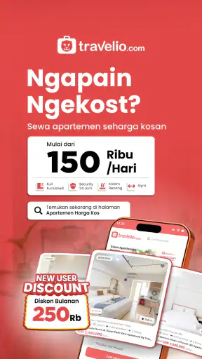 Travelio: Sewa Apartemen Rumah
