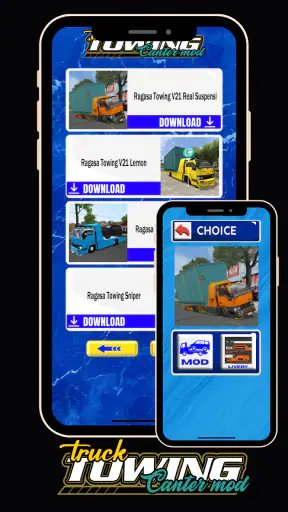 Truk Towing Canter Mod