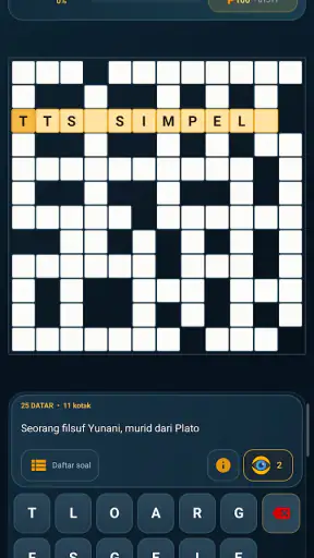 TTS Simpel - Teka Teki Silang