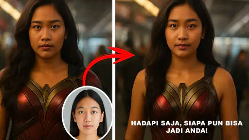 Tukar Wajah AI: Penyunt Foto