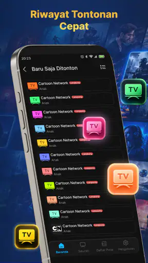 TV Daring: Pemutar IPTV