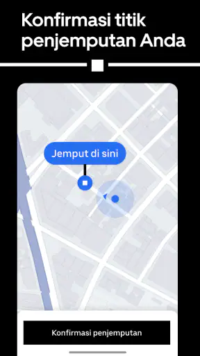 Uber - Pesan perjalanan