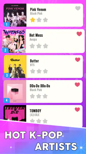 Ubin Piano Pink: Musik Kpop