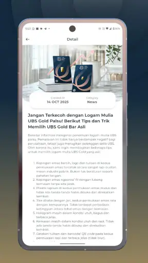 UBS Gold Bar
