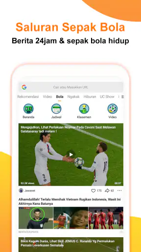 UC Mini - Pemutar Video yang L