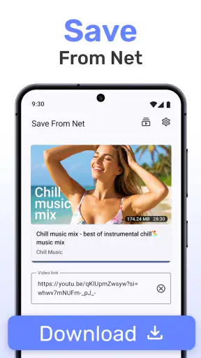 Unduh Video: Save from Net