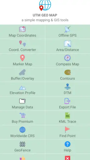 UTM Geo Map