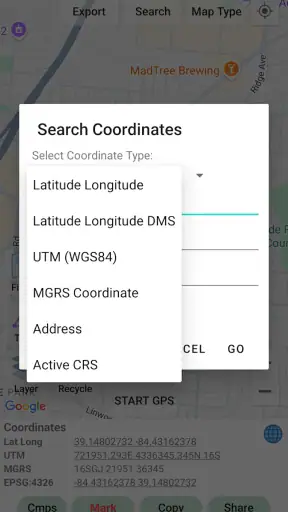 UTM Geo Map
