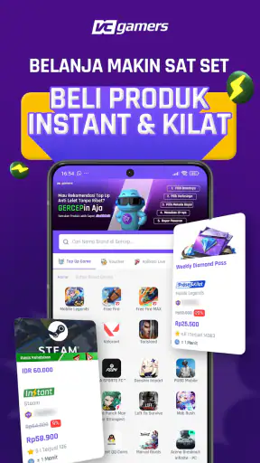 VCGamers - TopUp FF & MLBB