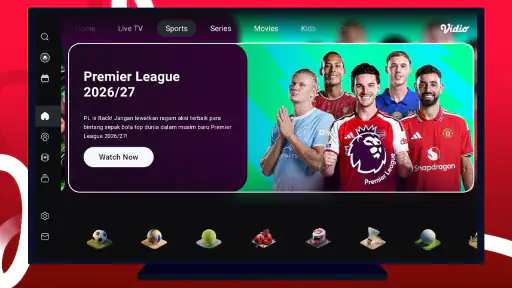 Vidio TV: Sport, Movie, Series