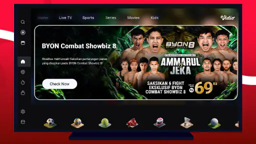 Vidio TV: Sport, Movie, Series