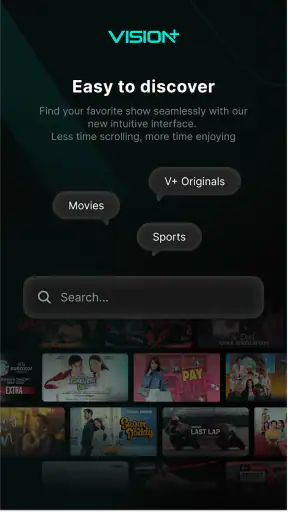 Vision+: Live, Sports & Series