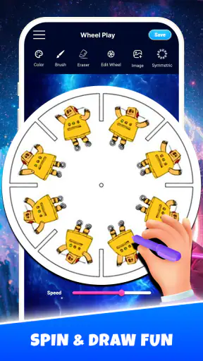 Visual Wheel Art - Spin & Draw