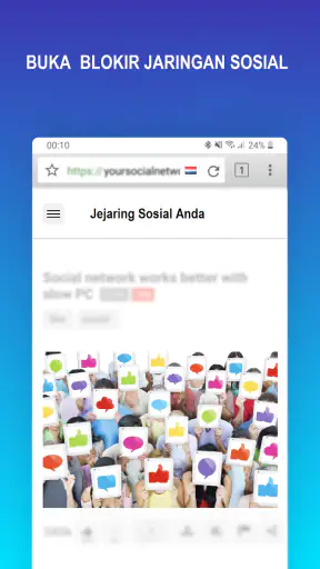 VPN Proxy buka blokir situs