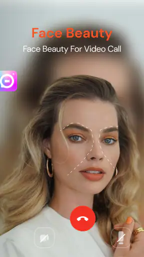 Wajah Cantik di Apk Video Call