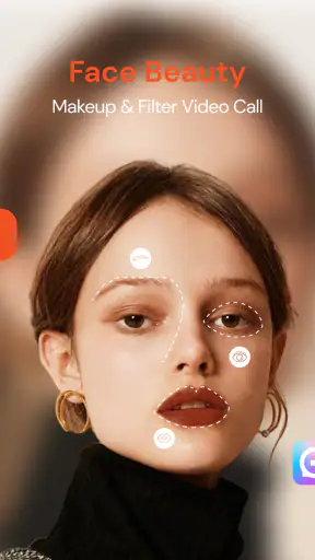 Wajah Cantik di Apk Video Call