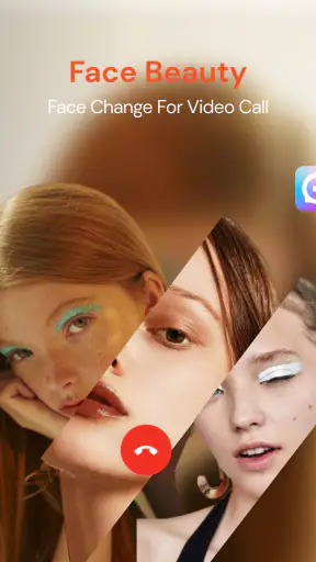 Wajah Cantik di Apk Video Call