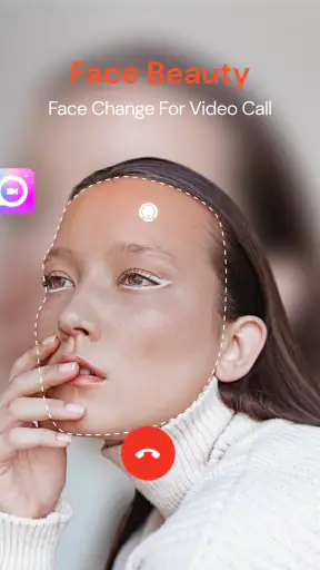 Wajah Cantik di Apk Video Call