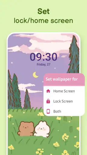 Wallpaper Kustom Kawaii