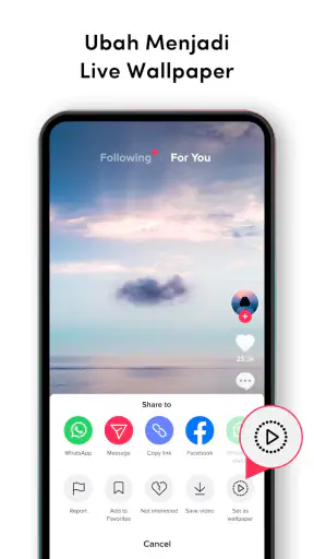 Wallpaper oleh TikTok