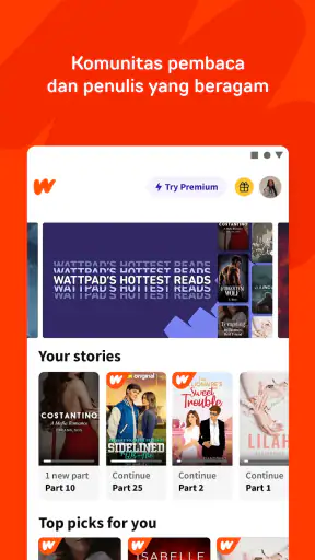 Wattpad - Baca & Tulis Cerita