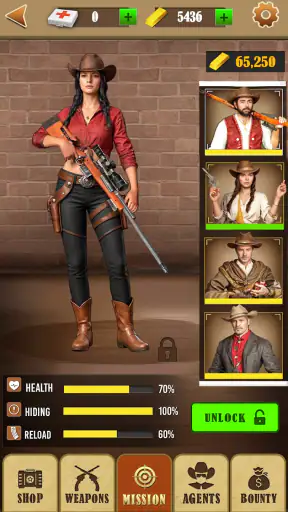 western survival shooting game