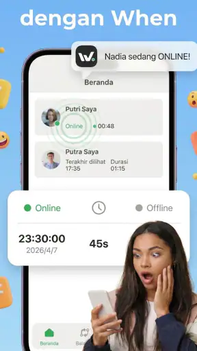When: Last Seen Online Tracker