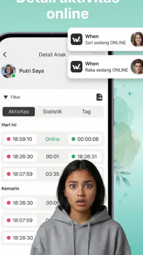 When: Last Seen Online Tracker