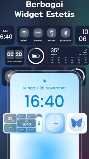 Widget & Tema Warna: iWidgets