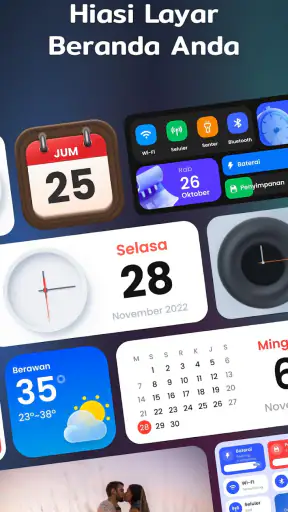 Widget & Tema Warna: iWidgets