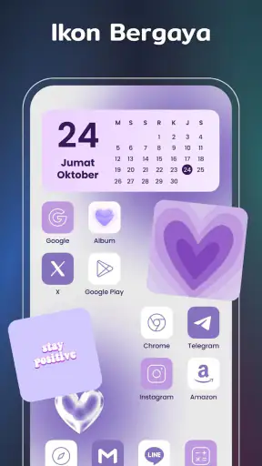 Widget & Tema Warna: iWidgets