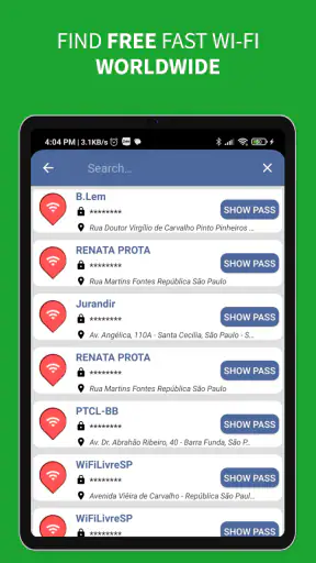WiFi Map - Temukan kata sandi