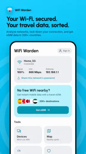 WiFi Warden: eSIM & Analyzer