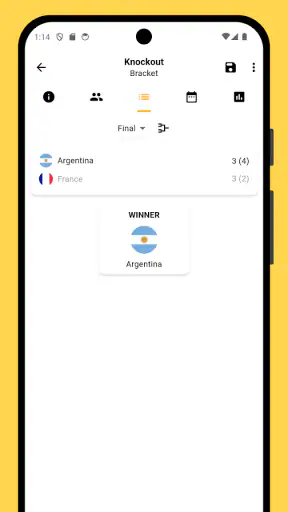 Winner – Pembuat Turnamen