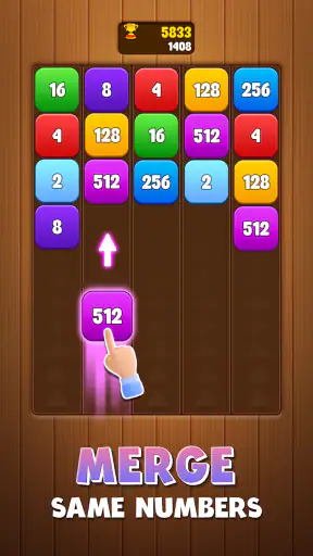 Wood Number Merge