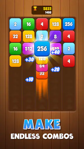 Wood Number Merge