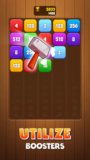 Wood Number Merge